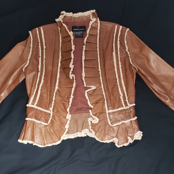 Moda International Leather Jacket - Picture 1 of 6